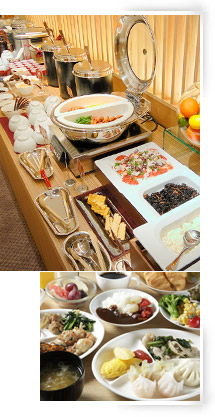 朝食ビュッフェ